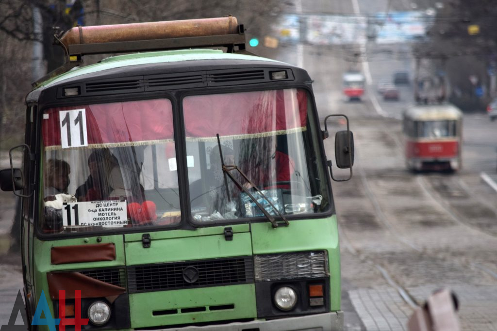 В оккупированном Донецке 31 декабря будет продлена работа общественного транспорта