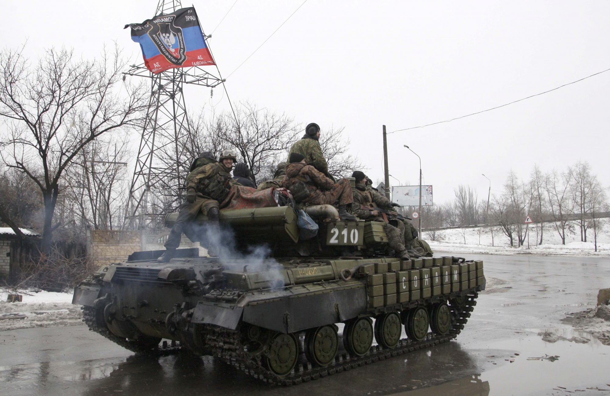 В ОБСЕ сообщили о танках  в Дебальцево