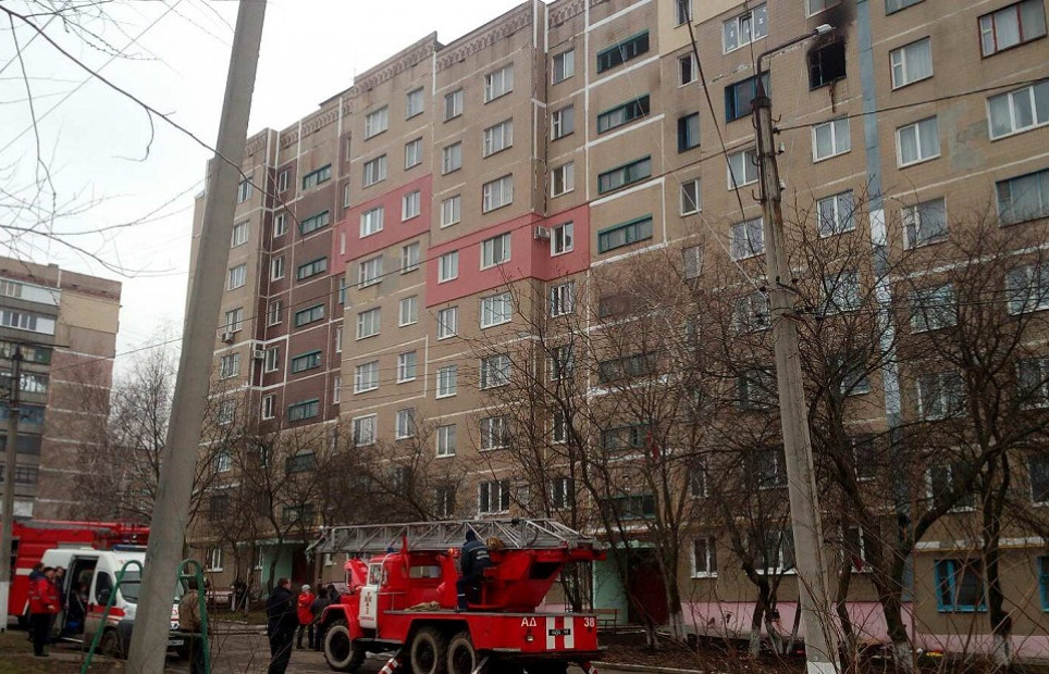 В Славянске во время пожара погиб 1 человек