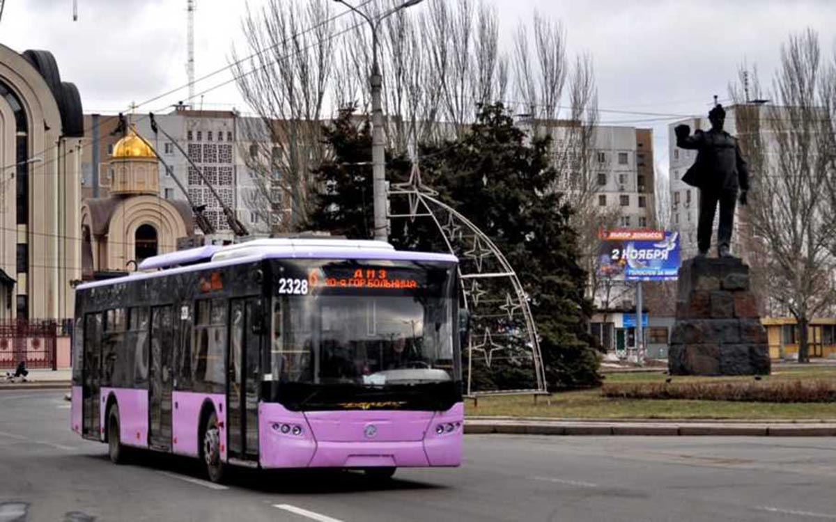 В оккупированном Донецке может перестать ходить общественный транспорт