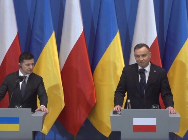 Президенты Украины и Польши обсудили российскую агрессию на Донбассе