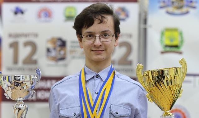 14-летний шахматист из Краматорска завоевал 12-ю золотую медаль на чемпионате Украины