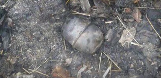 В Константиновке во дворе волонтера обнаружили гранату