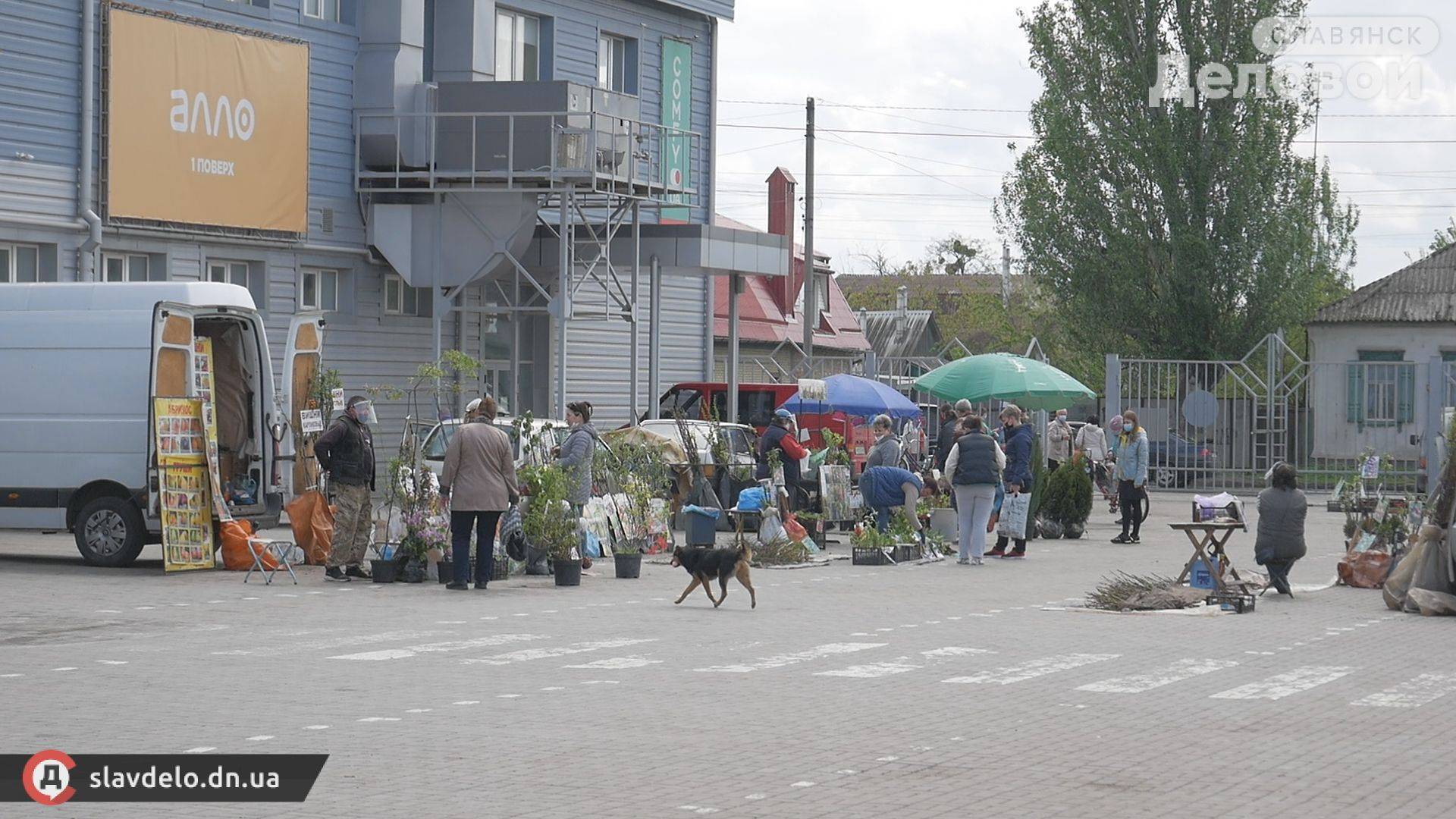 На Центральном рынке Славянска торговля стала оживленнее: фото