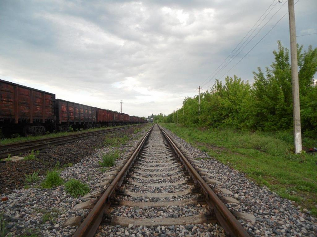 В оккупированном Донецке на станциях железной дороги скапливаются вагоны: фотофакт