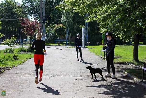 В Краматорске состоялся первый спортивный забег в новом формате