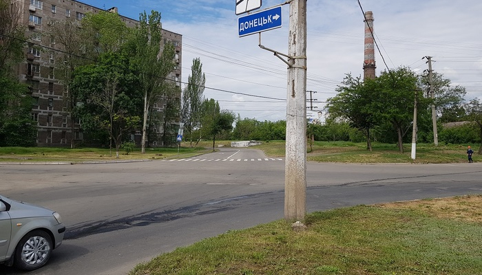 На одном из перекрестков Мариуполя хотят организовать круговое движение