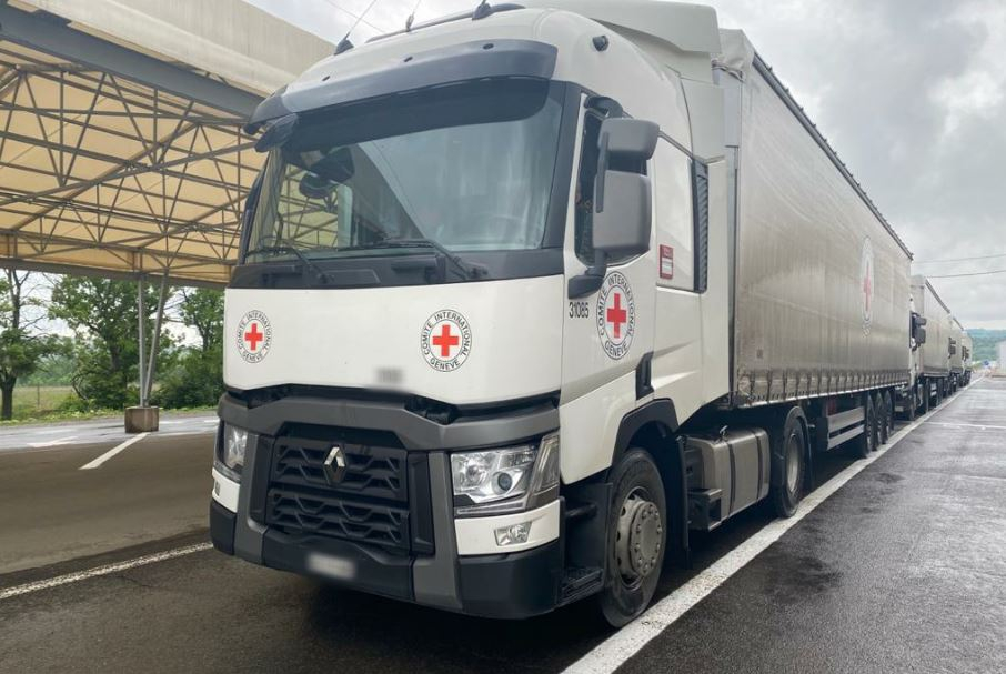Красный Крест направил на временно оккупированную территорию 18 тонн стройматериалов