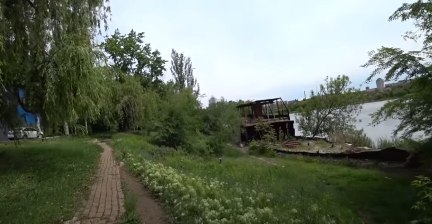 В оккупированном Донецке показали состояние набережной: видео