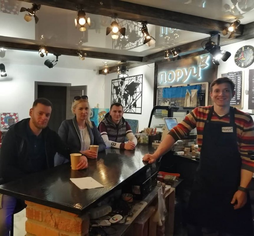 На Донетчине ветераны АТО открыли собственную кофейню