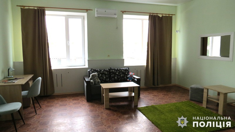 В полиции Дружковки открыли "зеленую комнату" для работы с детьми