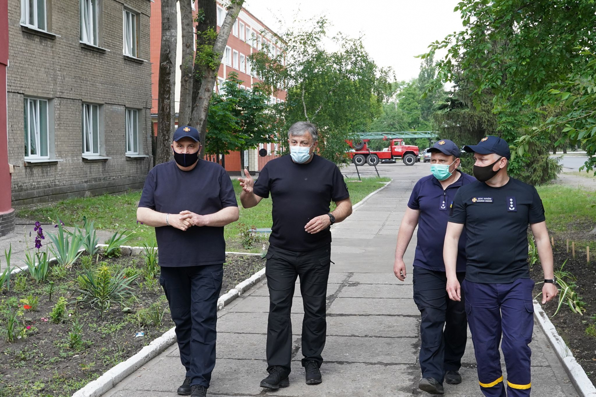 Руководство ГСЧС Украины ознакомилось с работой спасателей Луганщины