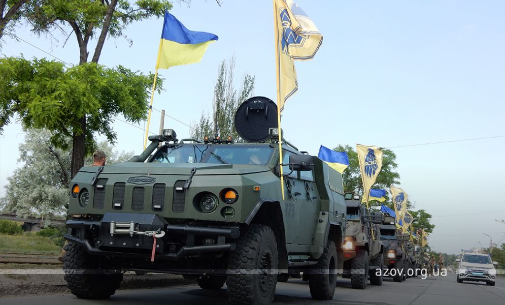 В Мариуполе ко дню освобождения от российских оккупантов состоялся автопробег