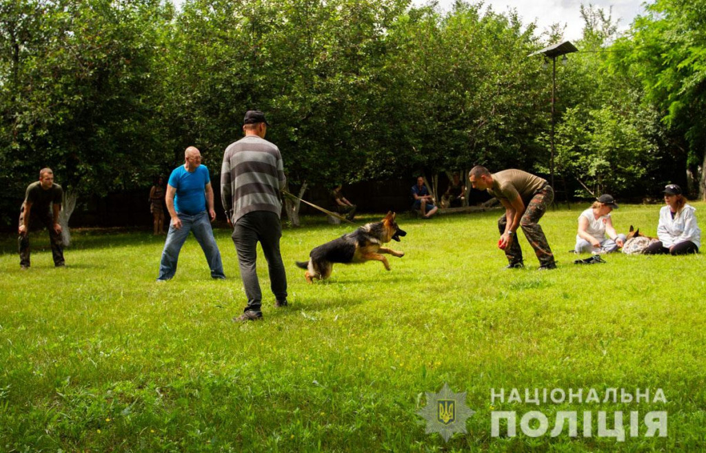 Полицейские кинологи Донетчины показали свое мастерство в Днепропетровске