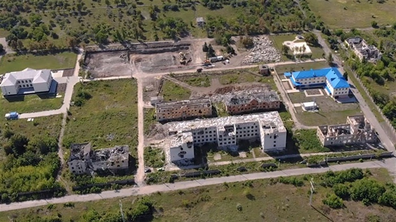Разбитую в 2014 году психиатрическую лечебницу в Славянске полностью восстановят