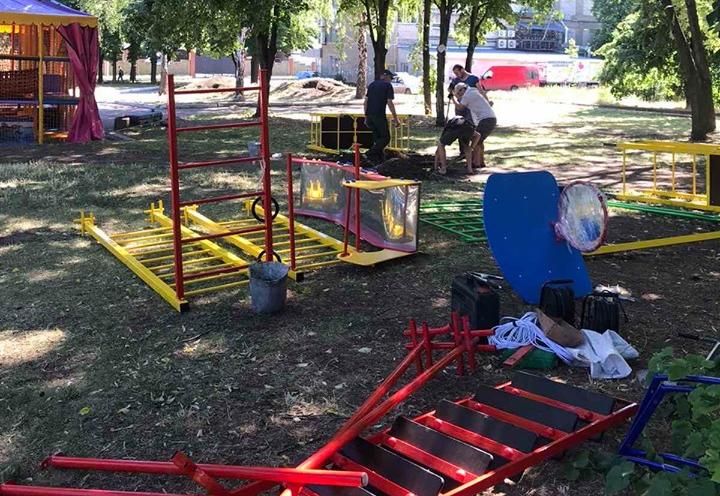 В Константиновке появится новая детская площадка