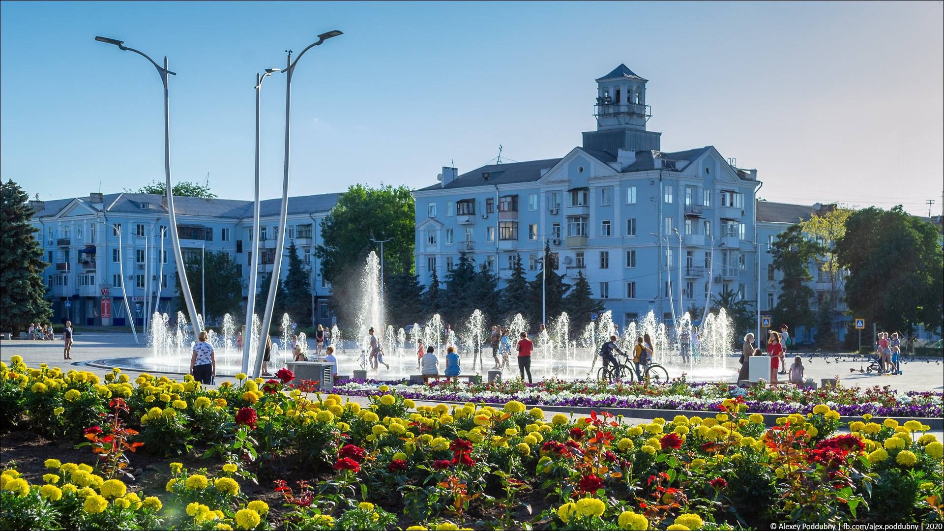 В Краматорске не будут работать фонтаны на центральной площади: причина