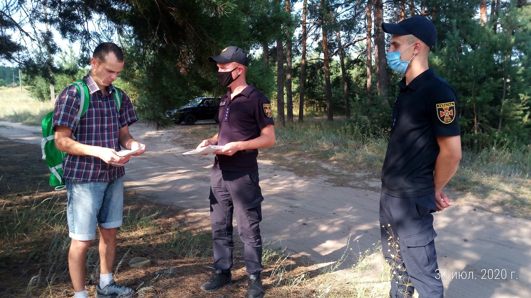 В Рубежном на Луганщине спасатели провели рейд в лесных массивах