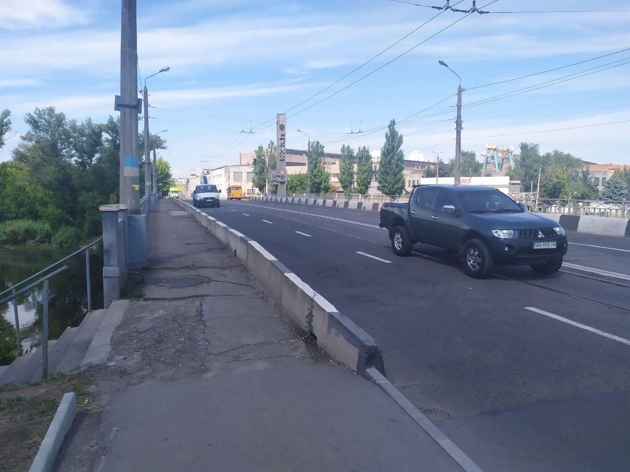 В Краматорске показали, как выглядит мост через Казенный Торец после ремонта: фото