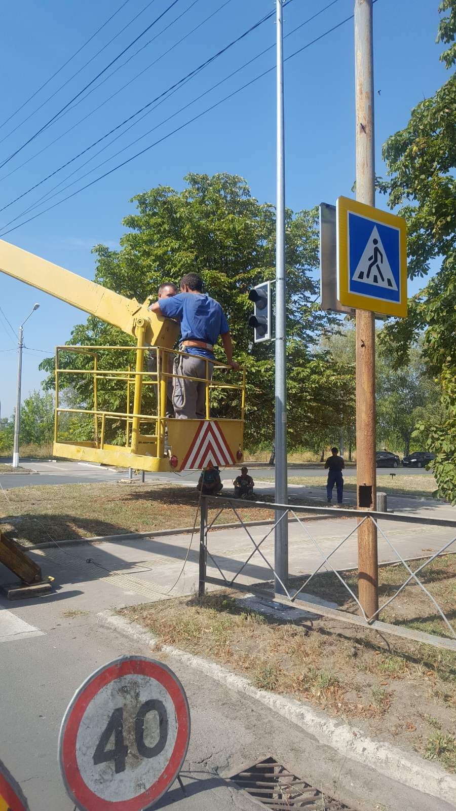 В Краматорске на оживленном перекрестке устанавливают светофор – Східний  Варіант