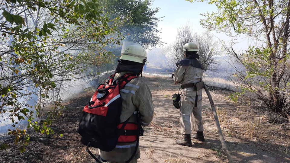 На Луганщині між селом Лобачеве і Старим Айдаром зафіксовано пожежу: що відомо
