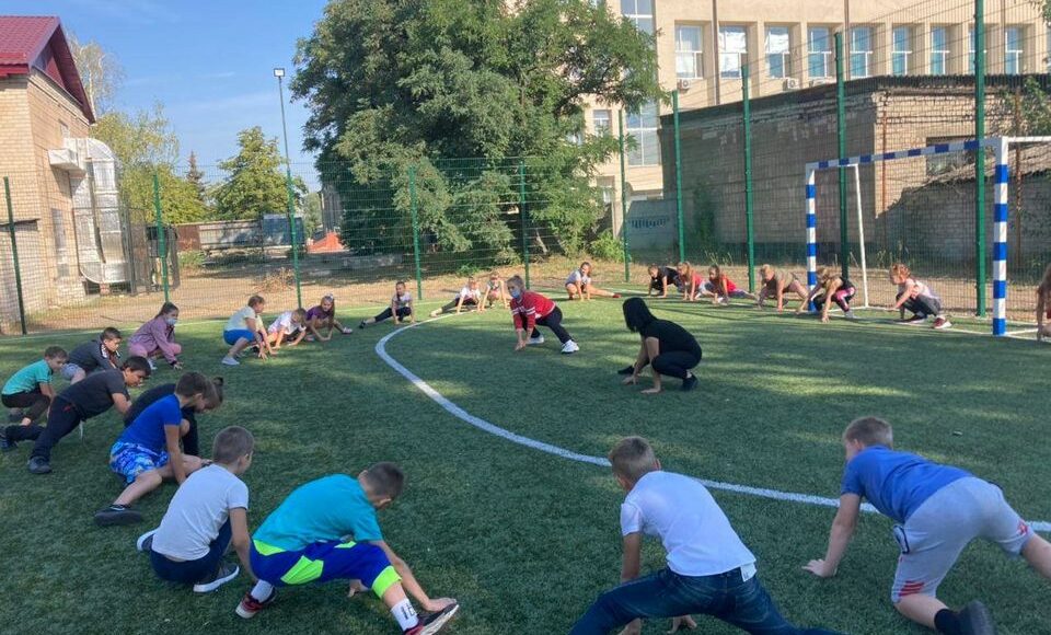 В Лимані поліцейські долучають школярів до спорту: фото