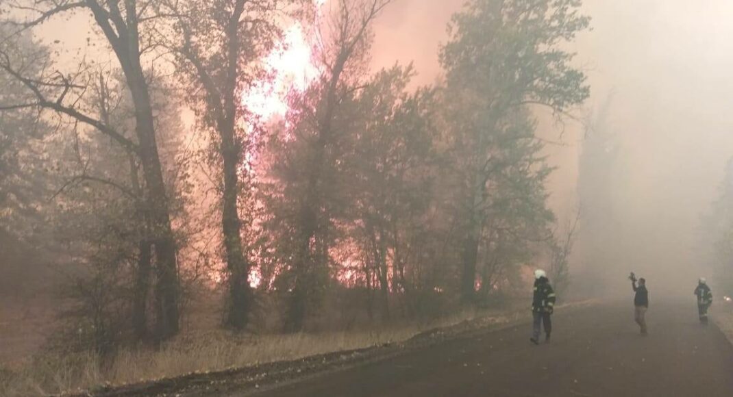 У Луганській області триває гасіння пожеж: що відомо на 17.00