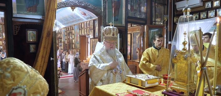 У Мар'їнському районі Донеччини в черговий раз помолилися за патріарха церкви країни агресора