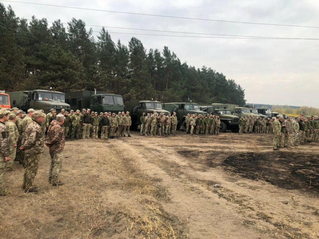 Командование ООС создало оперативный штаб ликвидации последствий пожаров на Луганщине