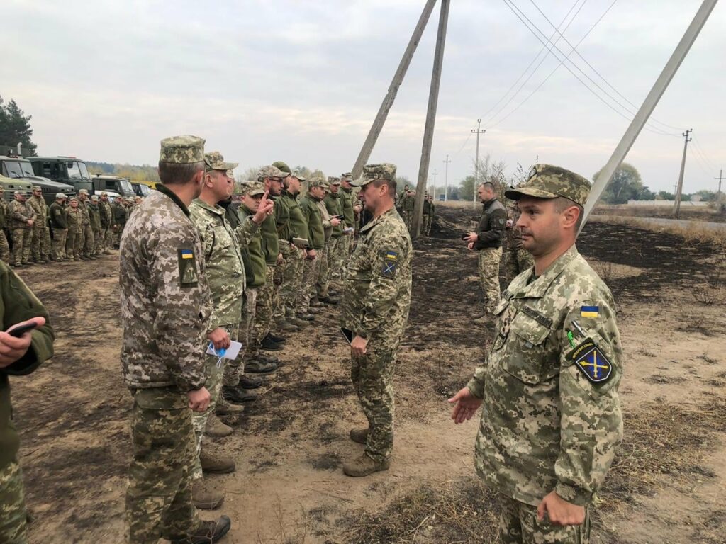 Командование ООС создало оперативный штаб ликвидации последствий пожаров на Луганщине
