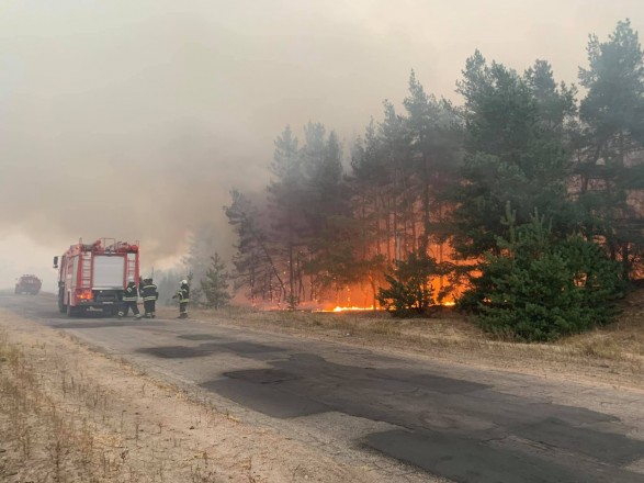 Здійснено черговий підпал на Луганщині: вогонь підступає до електропідстанцій