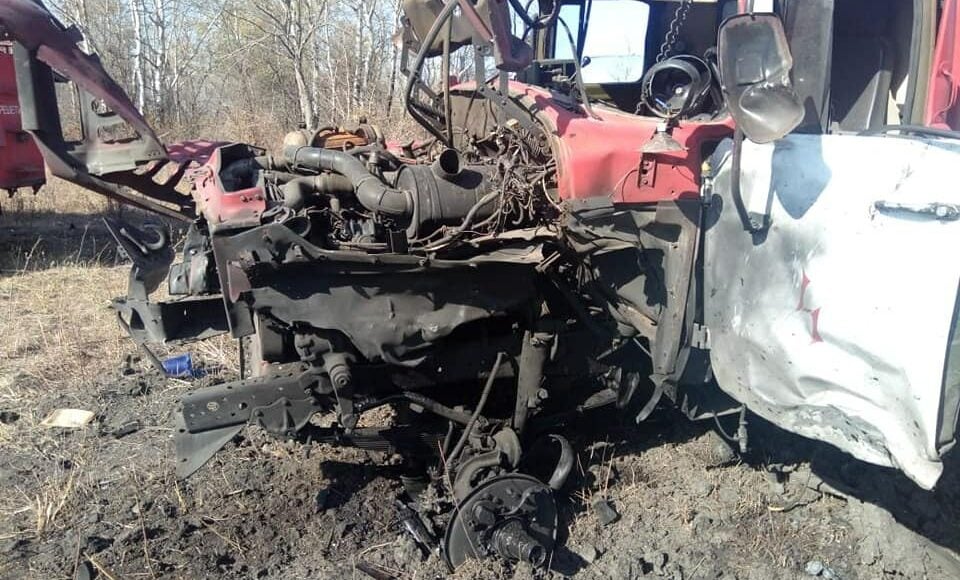 В Станично-Луганском районе взорвался автомобиль лесхоза. В РГА сообщили подробности