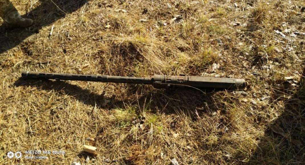 У границы РФ и Луганщины нашли предмет, похожий на крупнокалиберный пулемет
