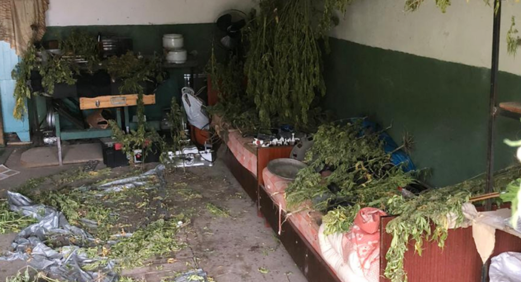 Житель Луганщини влаштував у гаражі склад наркотиків: фото