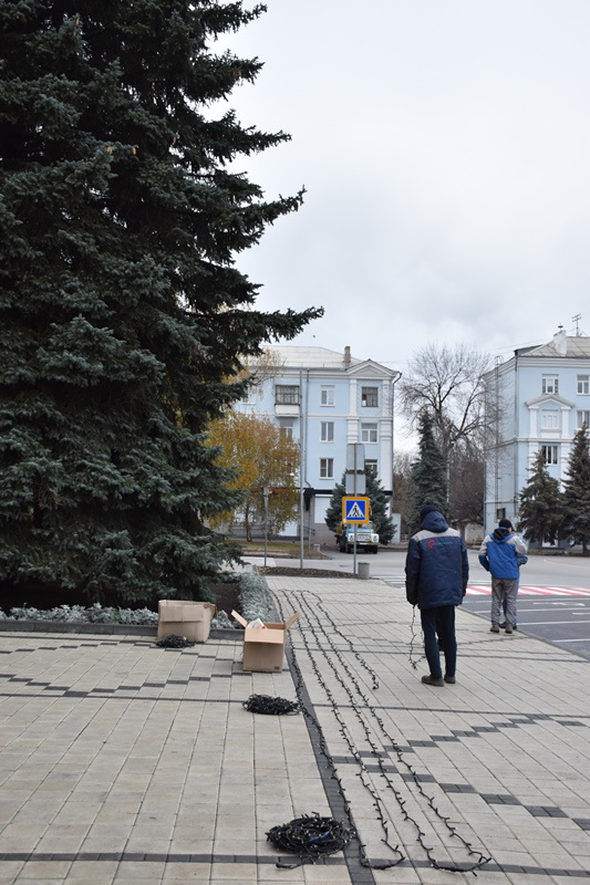 Краматорск готовят к новому году