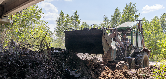 У Слов'янську проводять рекультивацію колишнього полігону відходів: фото