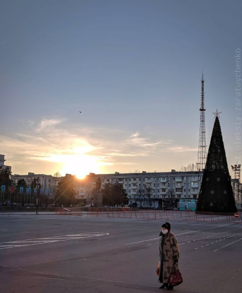 В Instagram опубликовали фото зимнего оккупированного Луганска