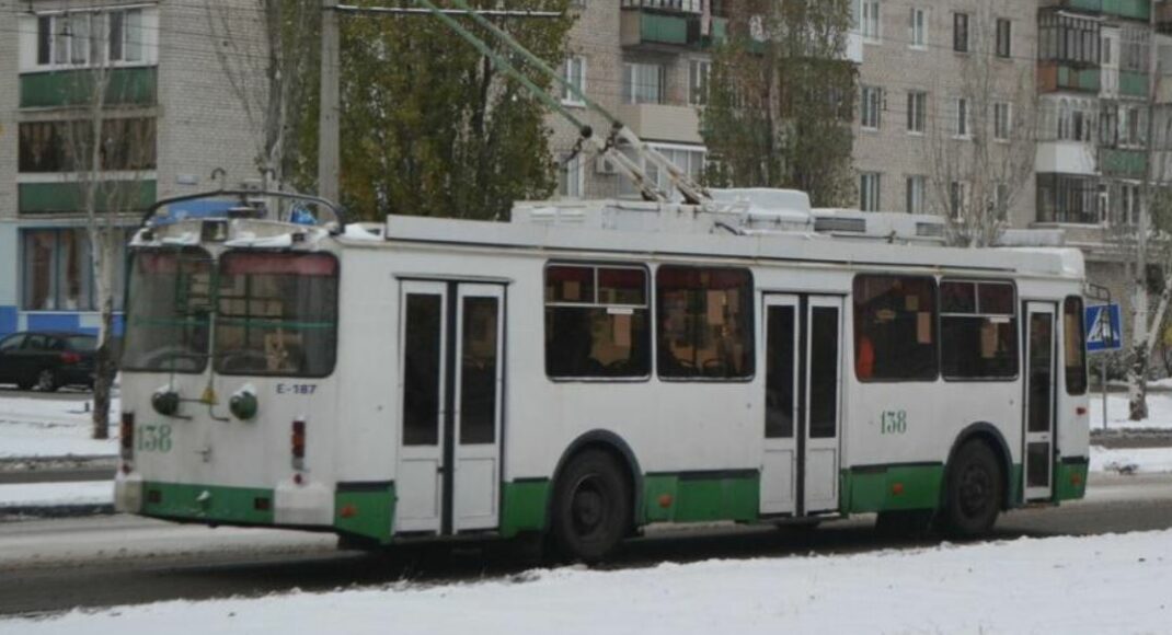 У Сєвєродонецьку змінили час відправлення тролейбусів на зимовий період