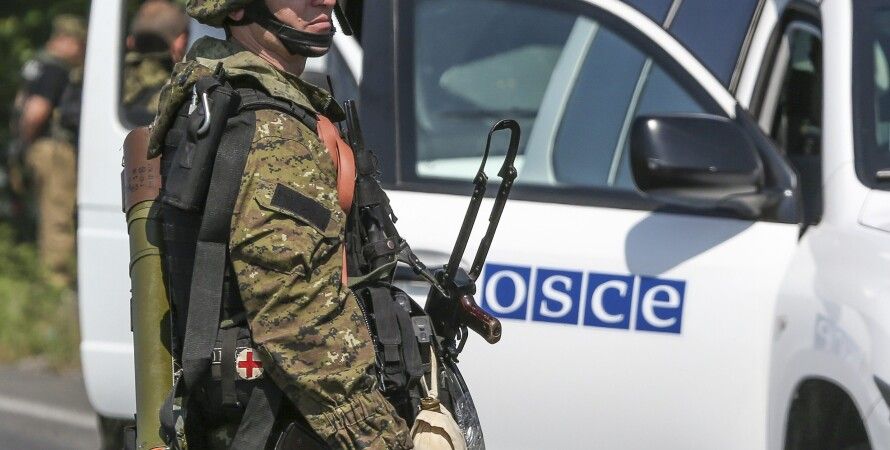 Окупанти "ДНР" розмістили міномети біля знищеної відеокамери ОБСЄ