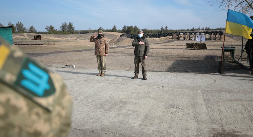 На Луганщине прошли учения для территориального военного резерва