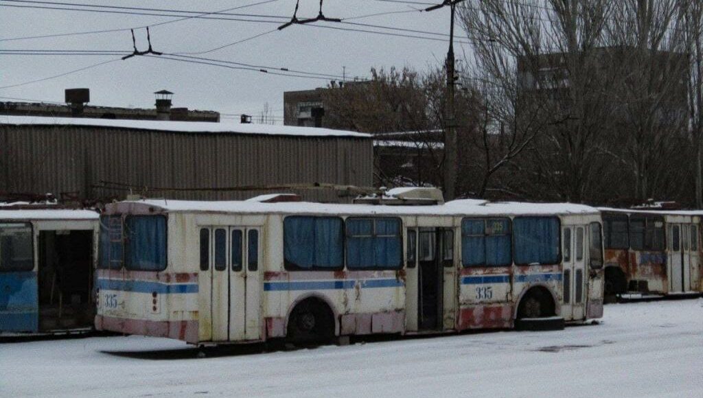 В сети показали, как выглядит автобусный парк в оккупированном "ЛНР" Алчевске