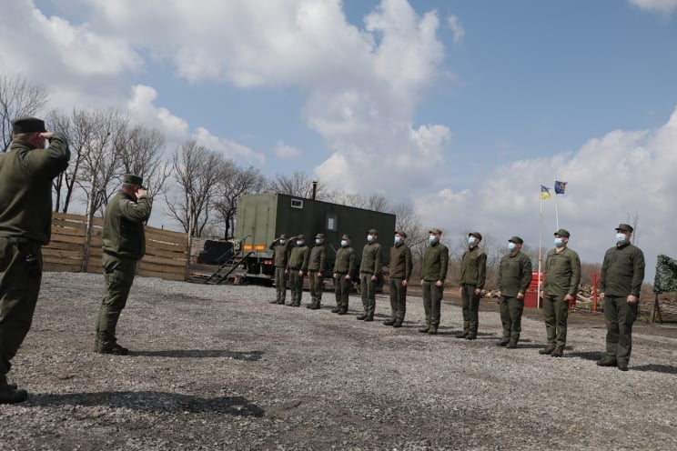 Командувач Нацгвардії перевірив підрозділи в районі ООС: фото