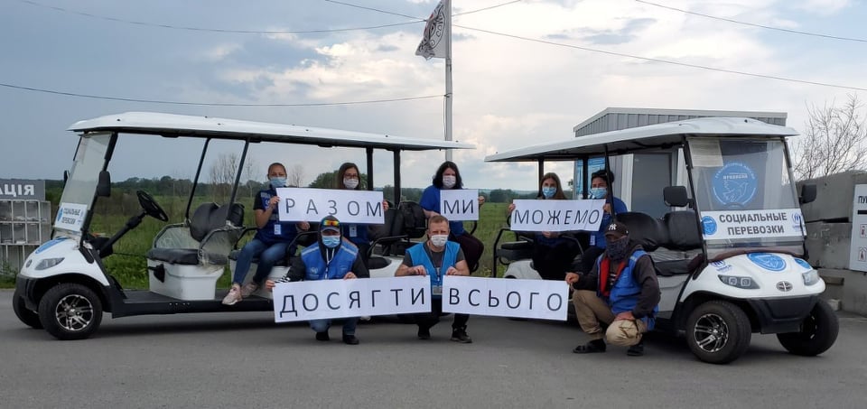 Гайдай поблагодарил ООН за помощь в реконструкции КПВВ "Станица Луганская"