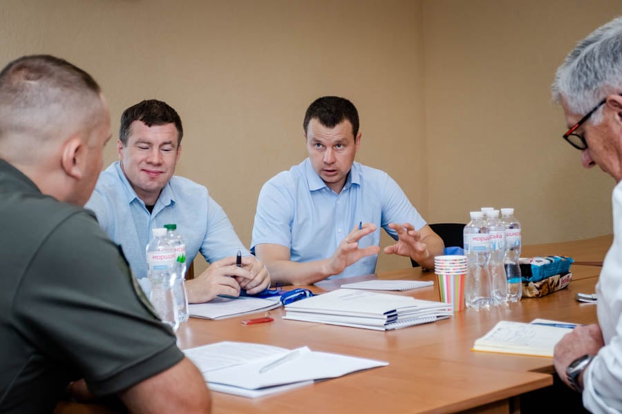 Военнослужащие Национальной гвардии Украины встретились с представителями Консультативной миссии ЕС в Северодонецке