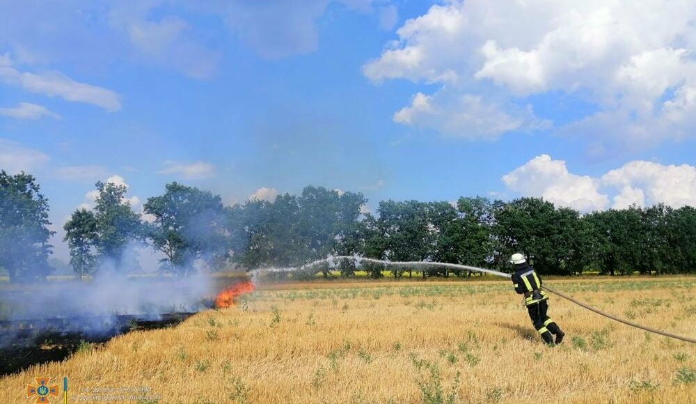 На Донеччині спостерігається зниження кількості пожеж на полях у порівнянні з минулим роком