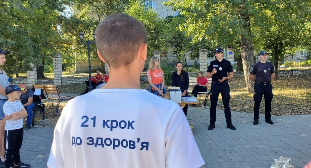 На Луганщине завершился 21-дневный беговой марафон с полицией