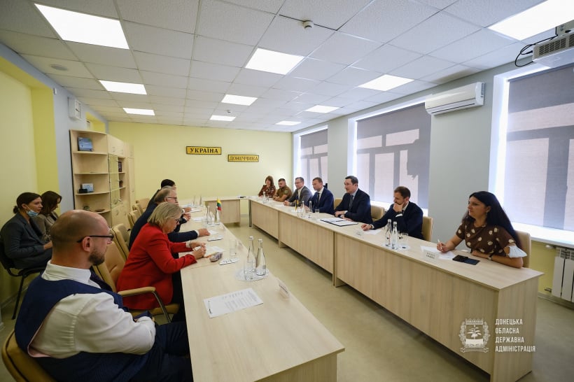 На Донетчине обсудили воплощение совместных литовско-украинских проектов