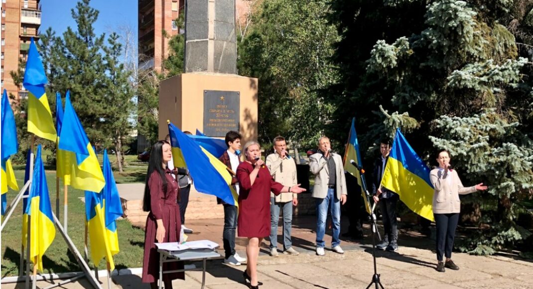 В Константиновке прошел митинг, посвященный Дню освобождения Донбасса