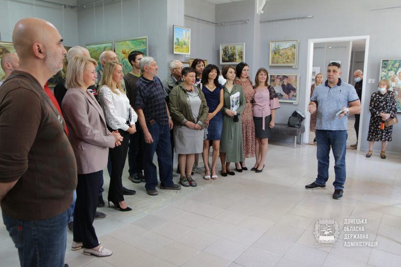 В Краматорске открылась областная художественная выставка "Восток: уровень свободы"