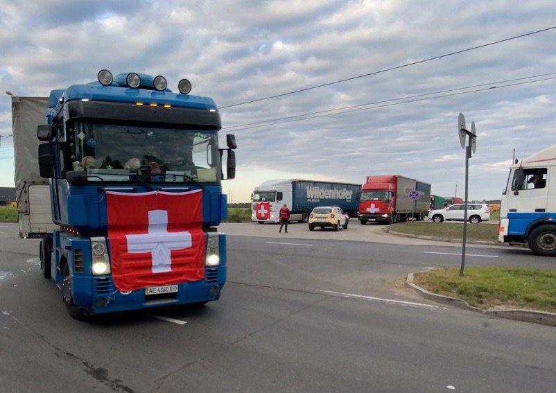 Швейцарія доставила в Донецьку і Луганську області понад 2 тис. тонн гуманітарної допомоги